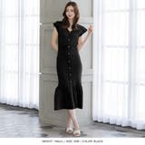 【ブラック】 | バックシャンマーメイドニットワンピース | JULIA BOUTIQUE