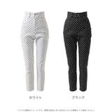 S～Lサイズ ドット柄ハイウエストスキニーパンツ | JULIA BOUTIQUE | 詳細画像2 
