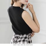 パールネックノースリーブニットトップス [23149 レディース リブ 無地] | JULIA BOUTIQUE | 詳細画像7 