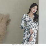 トワルドジュイ柄チェーン付マーメイドワンピース | JULIA BOUTIQUE | 詳細画像10