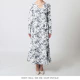 トワルドジュイ柄チェーン付マーメイドワンピース | JULIA BOUTIQUE | 詳細画像11