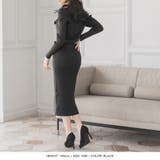 デコルテオープンボタン付きタイトニットワンピース | JULIA BOUTIQUE | 詳細画像5
