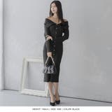 デコルテオープンボタン付きタイトニットワンピース | JULIA BOUTIQUE | 詳細画像6