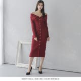 デコルテオープンボタン付きタイトニットワンピース | JULIA BOUTIQUE | 詳細画像10