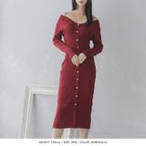 デコルテオープンボタン付きタイトニットワンピース | JULIA BOUTIQUE | 詳細画像14