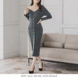 デコルテオープンボタン付きタイトニットワンピース | JULIA BOUTIQUE | 詳細画像15