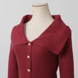 デコルテオープンボタン付きタイトニットワンピース | JULIA BOUTIQUE | 詳細画像23