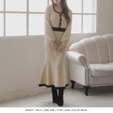丈が選べるパイピングマーメイドニットワンピース/23524 | JULIA BOUTIQUE | 詳細画像16