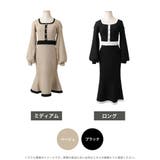 丈が選べるパイピングマーメイドニットワンピース/23524 | JULIA BOUTIQUE | 詳細画像2