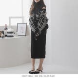 2点セット チェック柄カーディガン+タートルネックニットワンピース | JULIA BOUTIQUE | 詳細画像5