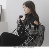 2点セット チェック柄カーディガン+タートルネックニットワンピース | JULIA BOUTIQUE | 詳細画像8