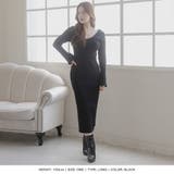 丈が選べるベルスリーブVネックニットワンピース/23528 | JULIA BOUTIQUE | 詳細画像9