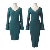 丈が選べるベルスリーブVネックニットワンピース/23528 | JULIA BOUTIQUE | 詳細画像37