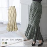 フロッキードットマーメイドスカート/23549 | JULIA BOUTIQUE | 詳細画像1