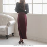 バルーンスリーブオフショルダーリブニットトップス/23550 | JULIA BOUTIQUE | 詳細画像6