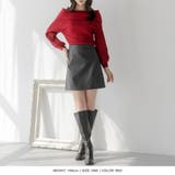 バルーンスリーブオフショルダーリブニットトップス/23550 | JULIA BOUTIQUE | 詳細画像14