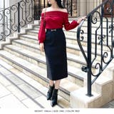 バルーンスリーブオフショルダーリブニットトップス/23550 | JULIA BOUTIQUE | 詳細画像17