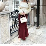 バルーンスリーブオフショルダーリブニットトップス/23550 | JULIA BOUTIQUE | 詳細画像23