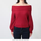 バルーンスリーブオフショルダーリブニットトップス/23550 | JULIA BOUTIQUE | 詳細画像25