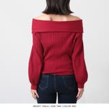 バルーンスリーブオフショルダーリブニットトップス/23550 | JULIA BOUTIQUE | 詳細画像27