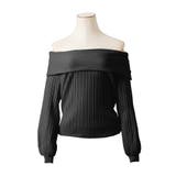 バルーンスリーブオフショルダーリブニットトップス/23550 | JULIA BOUTIQUE | 詳細画像31