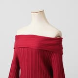 バルーンスリーブオフショルダーリブニットトップス/23550 | JULIA BOUTIQUE | 詳細画像29