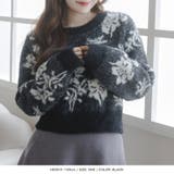 フラワー柄シャギータッチニットトップス/23553 | JULIA BOUTIQUE | 詳細画像4