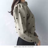 ドット柄パワショルニットトップス/23561 | JULIA BOUTIQUE | 詳細画像7