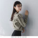 ドット柄パワショルニットトップス/23561 | JULIA BOUTIQUE | 詳細画像8