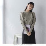 ドット柄パワショルニットトップス/23561 | JULIA BOUTIQUE | 詳細画像9