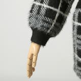 チェック柄シャギータッチニットトップス+ミニスカートセットアップ | JULIA BOUTIQUE | 詳細画像20