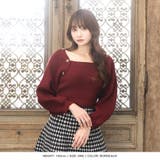 ボタン付きバルーンスリーブニットトップス [23591 長袖 | JULIA BOUTIQUE | 詳細画像11 