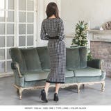 丈が選べる千鳥格子柄タイトニットワンピース | JULIA BOUTIQUE | 詳細画像9