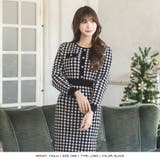 丈が選べる千鳥格子柄タイトニットワンピース | JULIA BOUTIQUE | 詳細画像13
