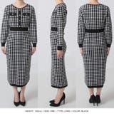 丈が選べる千鳥格子柄タイトニットワンピース | JULIA BOUTIQUE | 詳細画像18