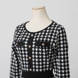 丈が選べる千鳥格子柄タイトニットワンピース | JULIA BOUTIQUE | 詳細画像21