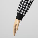 丈が選べる千鳥格子柄タイトニットワンピース | JULIA BOUTIQUE | 詳細画像22