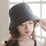 キルティングフェイクレザーバケットハット | JULIA BOUTIQUE | 詳細画像1