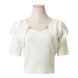 パールチェーン付きボレロ風ニットトップス  | JULIA BOUTIQUE | 詳細画像48 