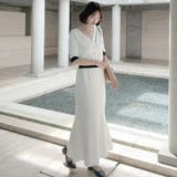 バイカラーカーディガン+マーメイドスカートセットアップ | JULIA BOUTIQUE | 詳細画像23