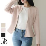 ペプラムフェイクスエードジャケット | JULIA BOUTIQUE | 詳細画像1