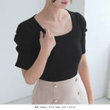 スクエアネックパワショルニットトップス | JULIA BOUTIQUE | 詳細画像4