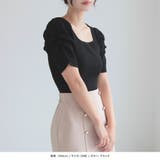 スクエアネックパワショルニットトップス | JULIA BOUTIQUE | 詳細画像8