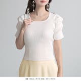 スクエアネックパワショルニットトップス | JULIA BOUTIQUE | 詳細画像12