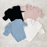 スクエアネックパワショルニットトップス | JULIA BOUTIQUE | 詳細画像40