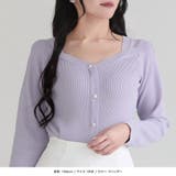 ビジューパールボタンハートネックニットトップス [24018 長袖 | JULIA BOUTIQUE | 詳細画像20 