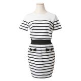 ボーダー柄半袖トップス+ミニスカートセットアップ | JULIA BOUTIQUE | 詳細画像32