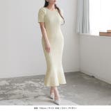 【アイボリー】 | パワショルマーメイドニットワンピース | JULIA BOUTIQUE