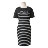 Parisボーダー柄半袖ニットワンピース | JULIA BOUTIQUE | 詳細画像28