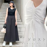 ドロストギャザーフレアワンピース | JULIA BOUTIQUE | 詳細画像1